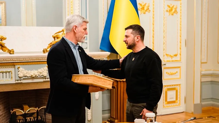 Президент Чехии Петр Павел с Владимиром Зеленским. Фото © X / Пётр Павел