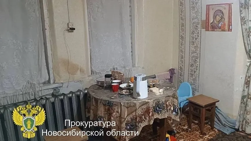 Место происшествия. Фото © VK / Прокуратура Новосибирской области 