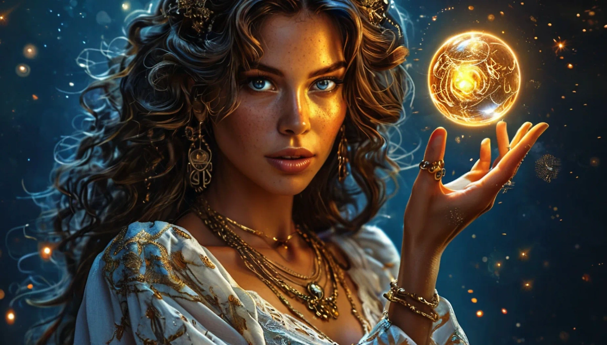 Ритуалы и знаки зодиака: путь к превращению в колдунью-судью. Фото © «Шедеврум»