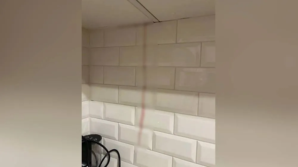 По стенам многоэтажки в Москве текла человеческая кровь. Фото © Х / fcuktv