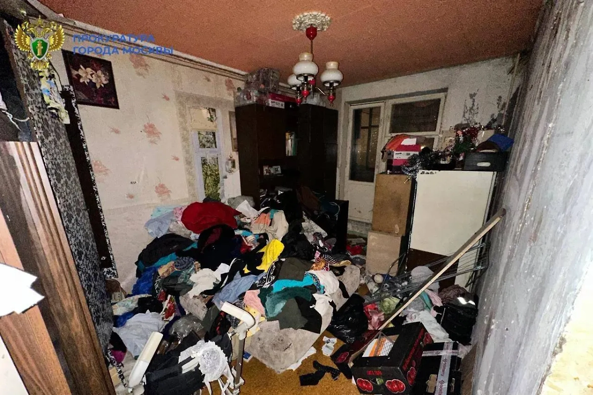 Квартира в Москве, где нашли плачущего ребёнка. Обложка © Telegram / ПРОКУРАТУРА МОСКВЫ