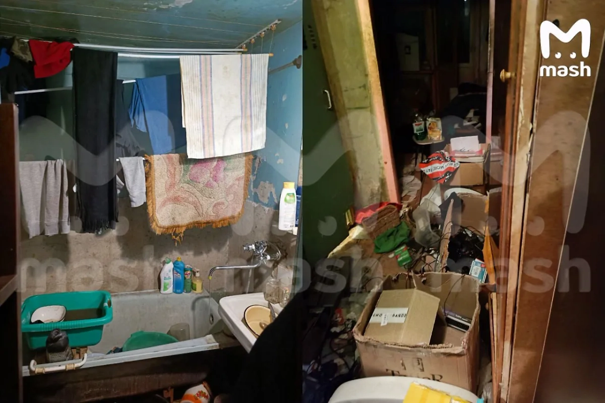 Ростислав Фейгин сделал из своей квартиры помойку. Фото © Telegram / Mash