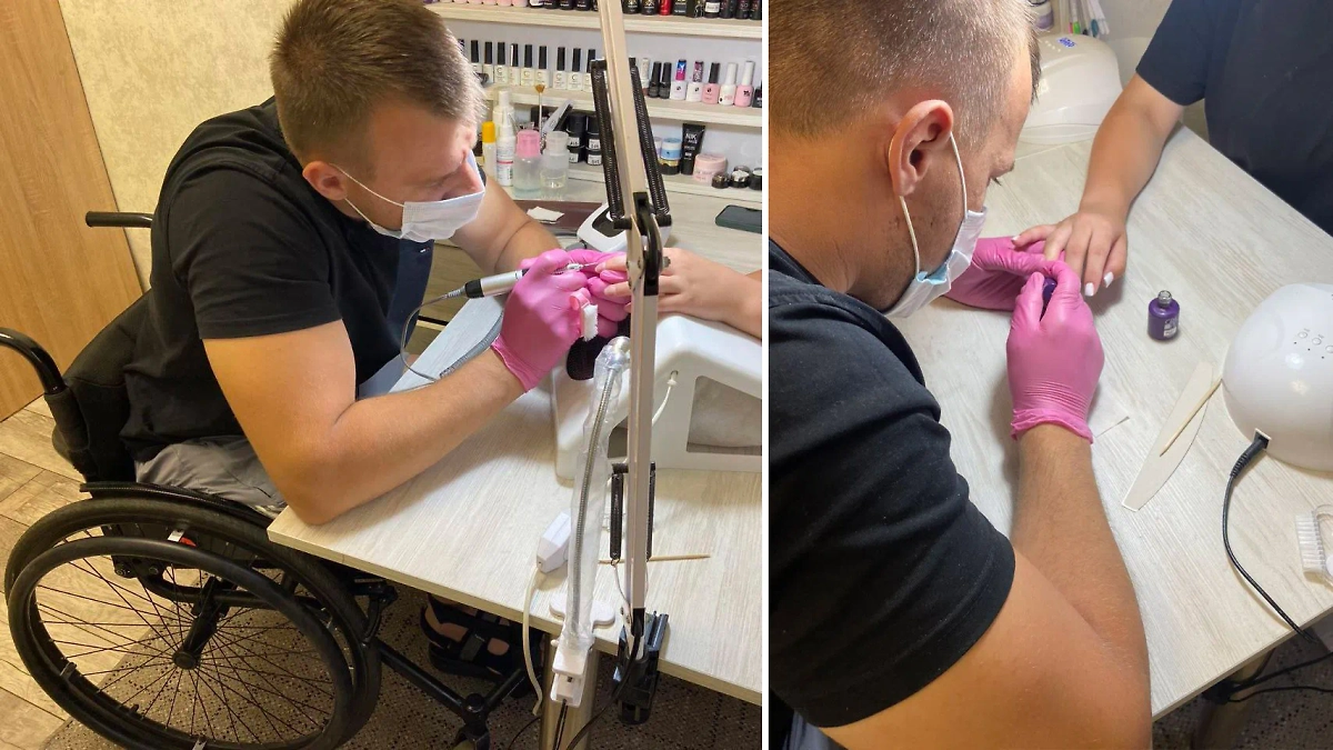 Работа и первое наращивание. Фото © Личный архив Валентина