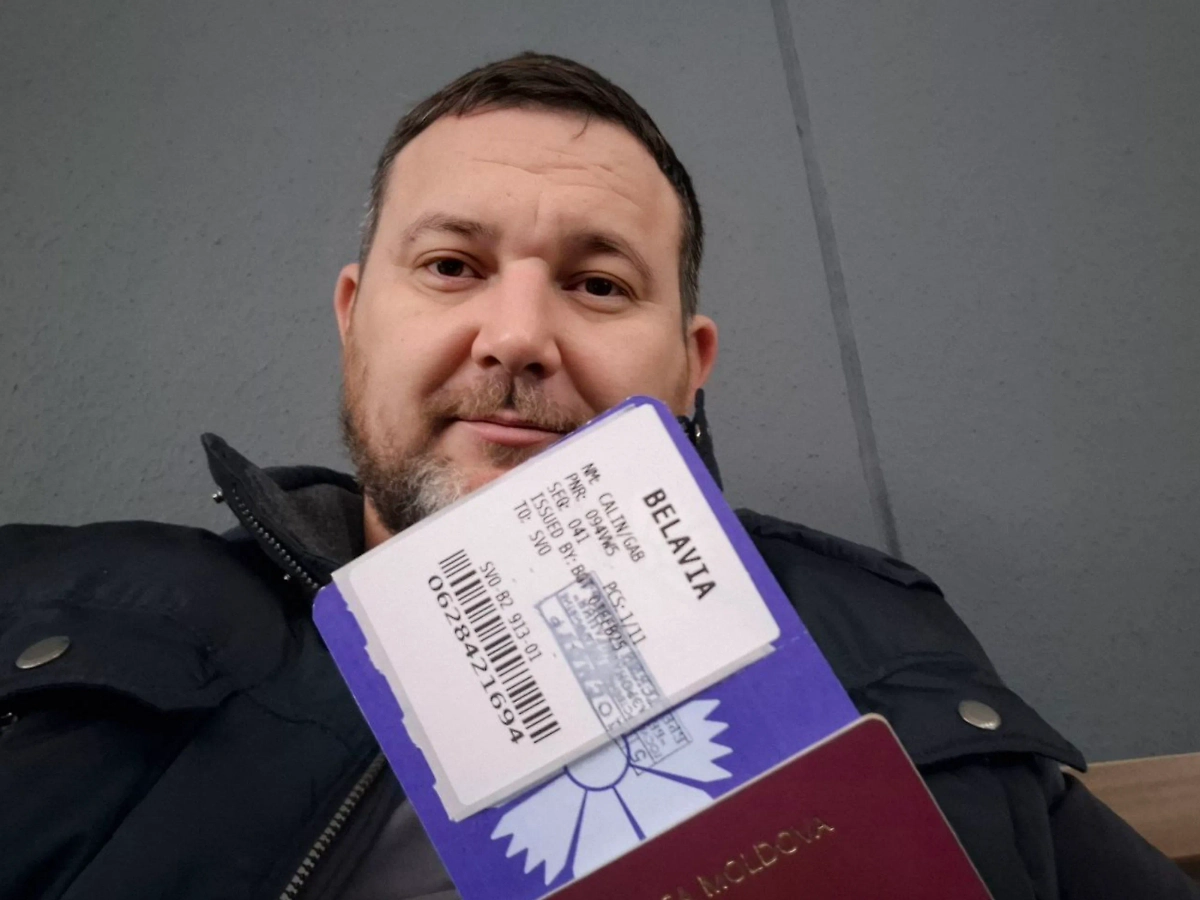 Молдавского блогера Габриэла Кэлина не пустили в Польшу. Обложка © Telegram / Кэлин