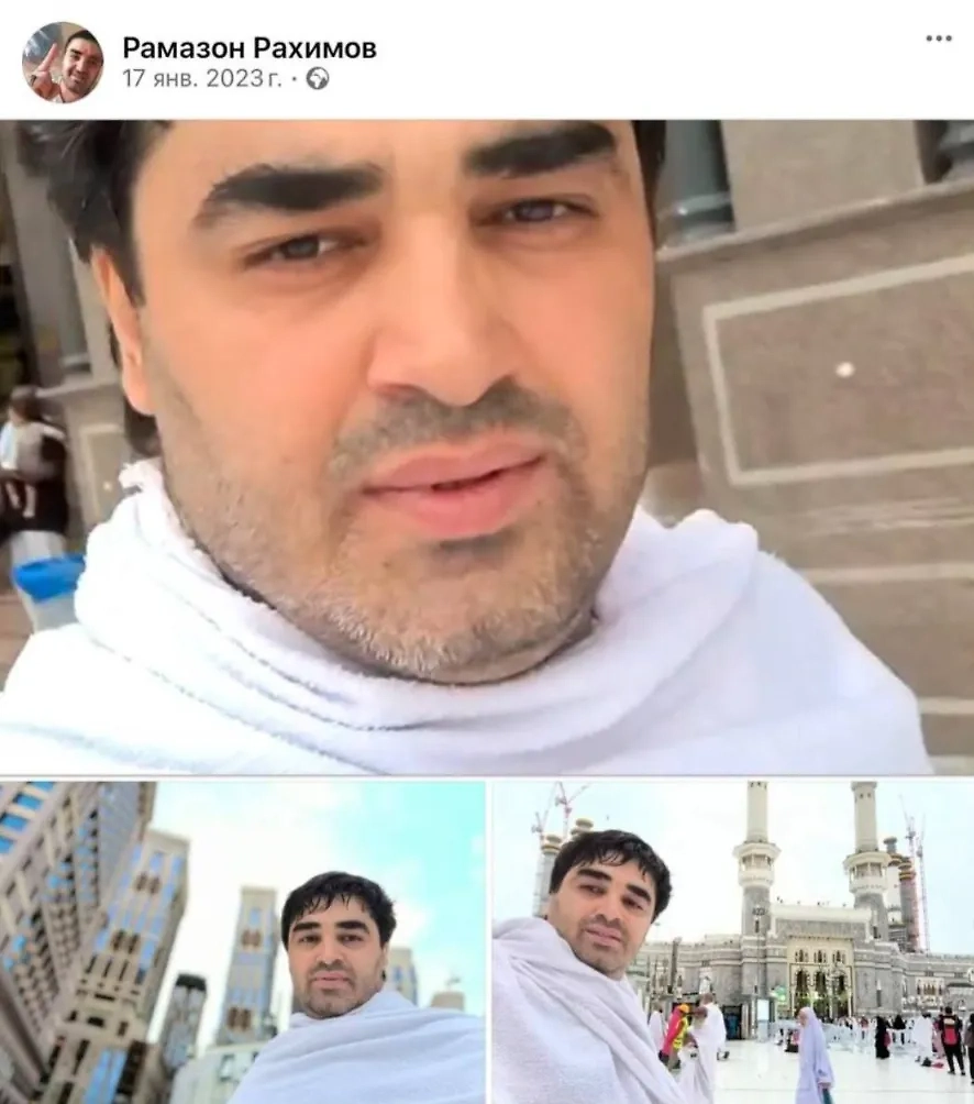 Рахимов не скрывал, что совершил дорогую поездку. Фото © Facebook (признан экстремистской организацией и запрещён на территории Российской Федерации) / ramzan.rakhimov