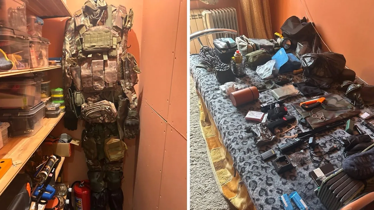 Кадр с обысков в квартире обвиняемого. Фото © Пресс-служба УФСБ России по Челябинской области