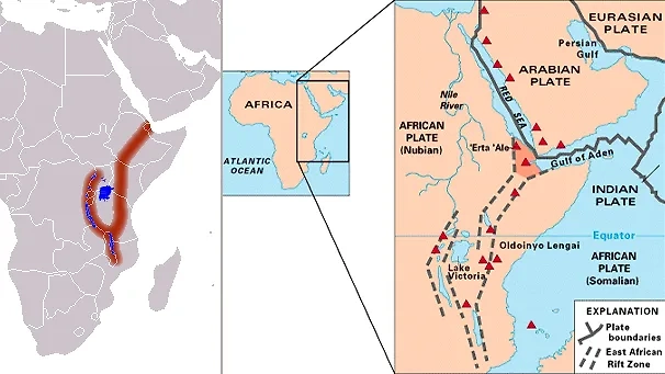 Восточно-Африканская рифтовая долина. Фото © Wikipedia