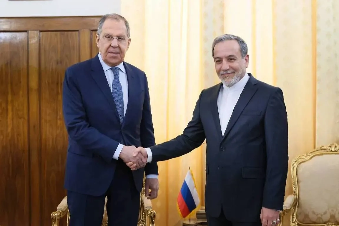 Сергей Лавров и Аббас Аракчи. Фото © Telegram / МИД России