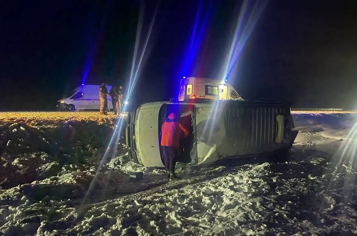 ДТП с маршруткой под краснодаром. Фото © Telegram / 23 МВД