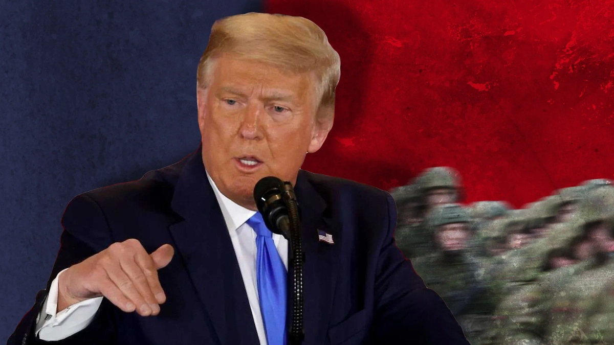 Президент США Дональд Трамп. Коллаж © Life.ru. Фото © Shutterstock / FOTODOM / Chip Somodevilla, Rokas Tenys