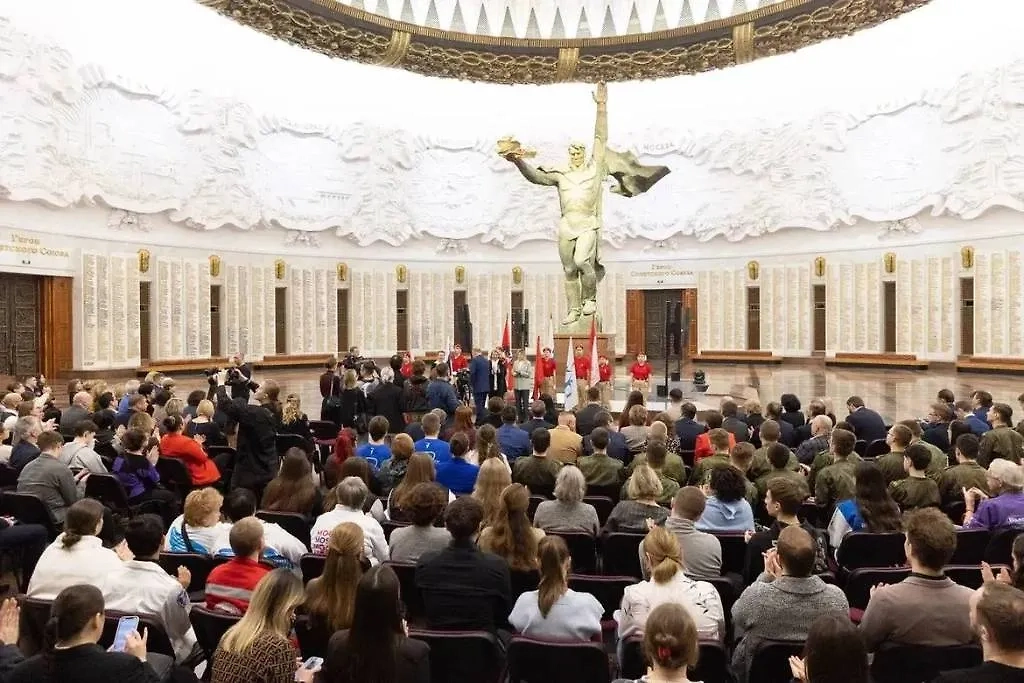 Церемония открытия акции «Код донора. Защитники Отечества» в Музее Победы. Обложка © Telegram / МуZей Победы