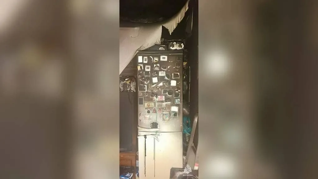 Последствия пожара. Фото © VK / МЧС России