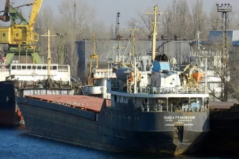 Сухогруз «Павел Грабовский». Обложка © marinetraffi / Евгений Конфедератов