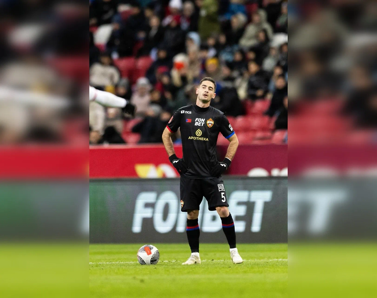 Полузащитник Саша Зделар. Обложка © Telegram / ПФК ЦСКА