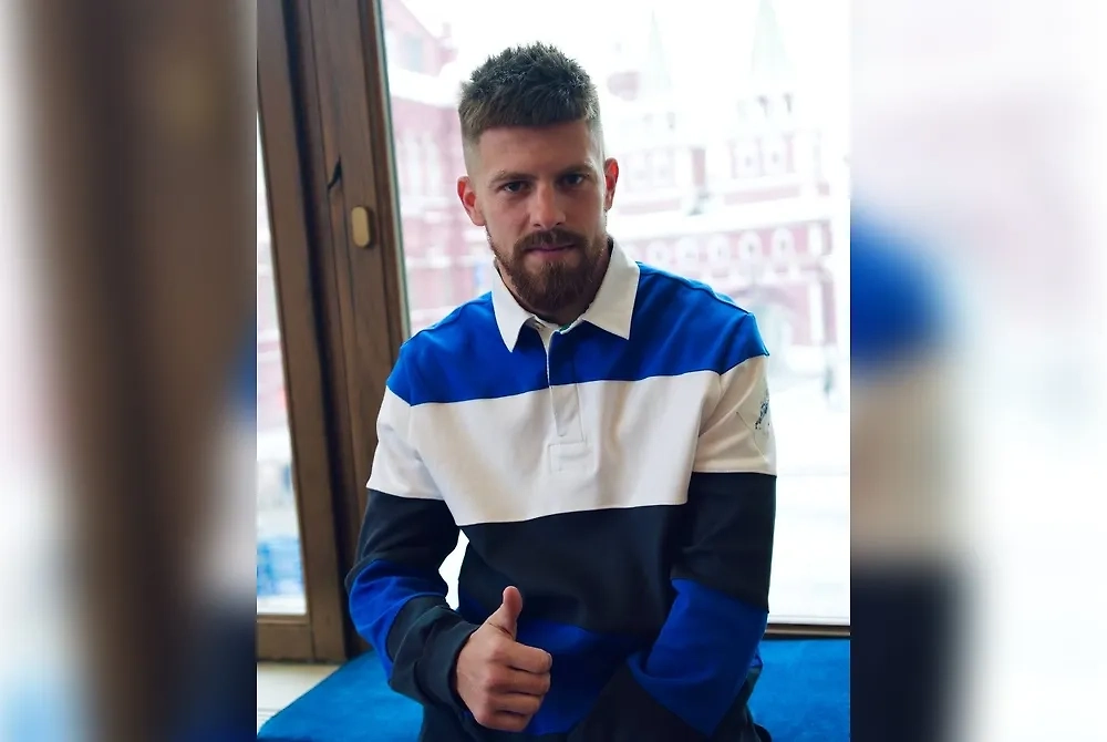 Данил Глебов. Обложка © Telegram / ФК «Динамо» Москва