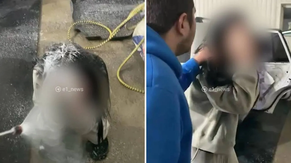 Парни из Свердловской области жестоко издевались над девушками на автомойке. Обложка © Telegram / E1.RU | Новости Екатеринбурга