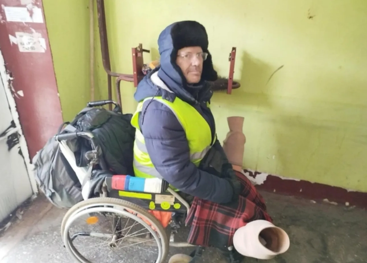 Андрей три дня жил в подъезде. Фото © Ngs24.ru