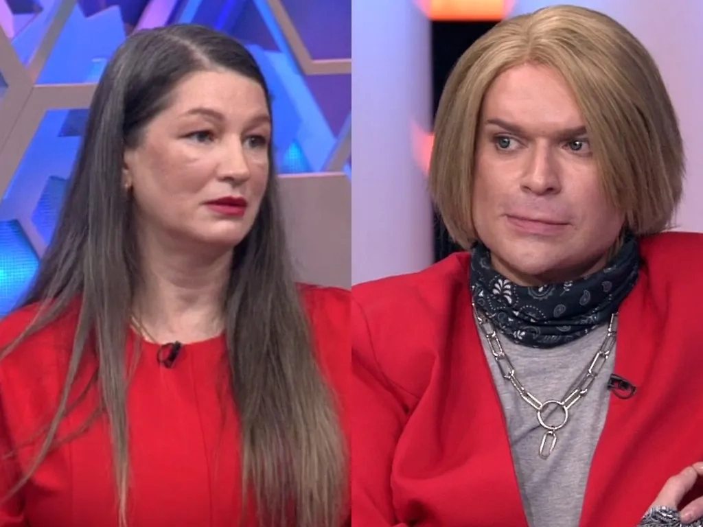 Полина Давыдова и Гоген Солнцев. Обложка © VK / ДНК на НТВ