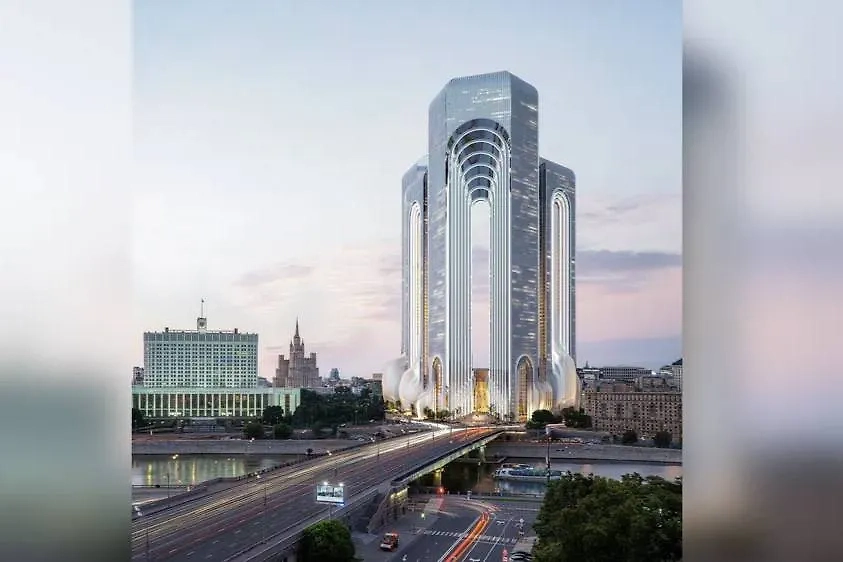 Проект здания на Новом Арбате. Фото © Telegram / Стройки — и точка