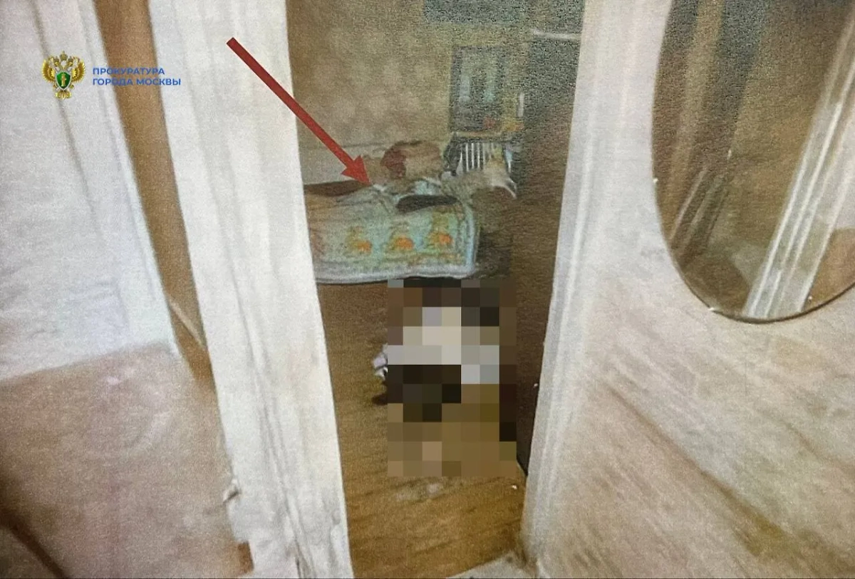 Кадр с места преступления в 2004 году. Фото © Telegram / Прокуратура Москвы