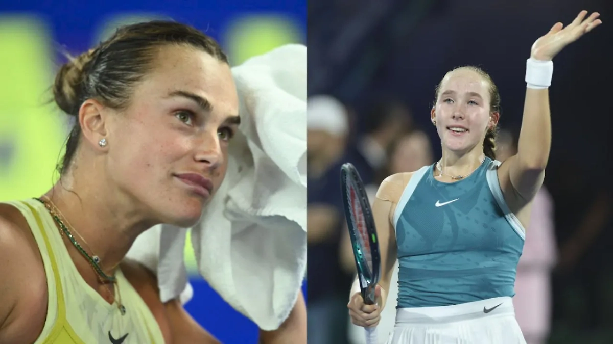 Арина Соболенко и Мирра Андреева. Обложка © ТАСС / EPA / JOEL CARRETT / ALI HAIDER