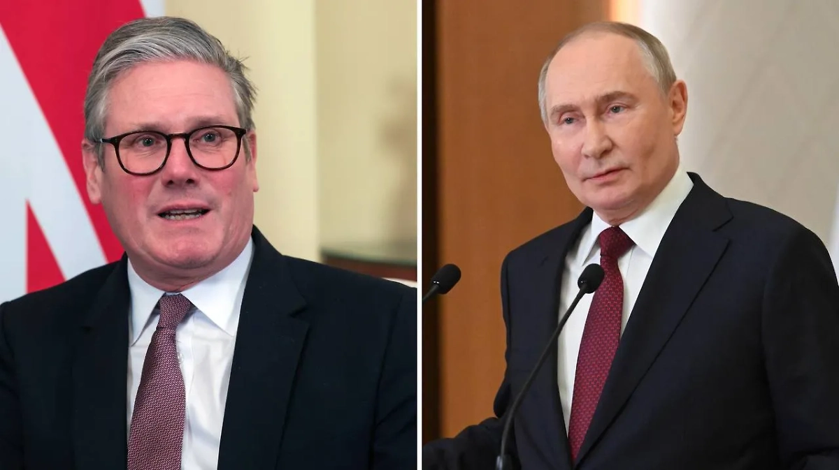 Кир Стармер и Владимир Путин. Обложка © ТАСС / CHRIS RATCLIFFE, © Life.ru