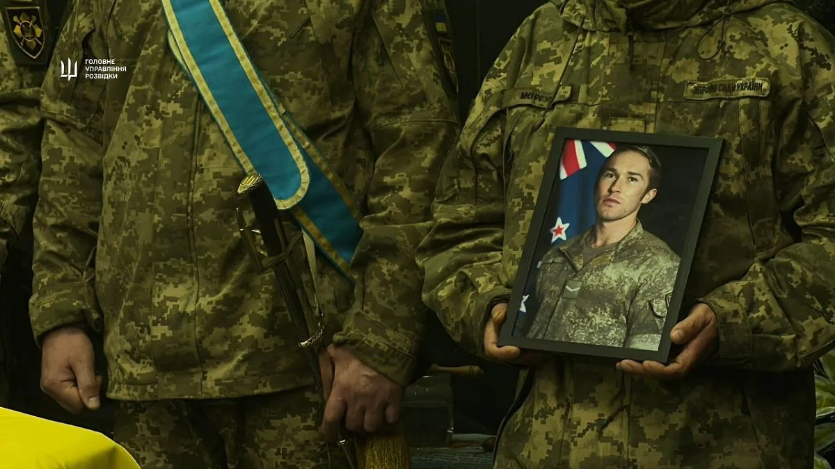 Погибший наёмник Доминик Абелин с позывным Толкиен. Фото X / Головне управління розвідки МО України