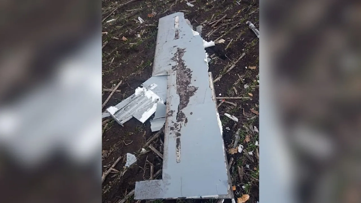Обломки БПЛА в ЛНР. Обложка © Telegram / РОДИОН_МИРОШНИК
