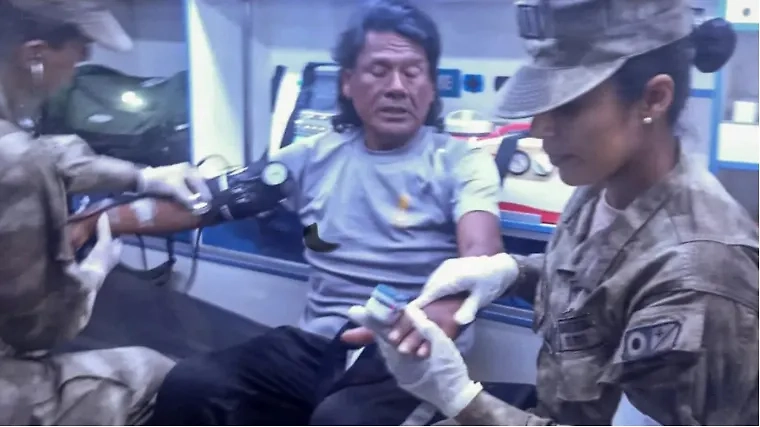 Спасённый после 95 дней в Тихом Океане рыбак Максимо Напа. Обложка © X / volcaholic1