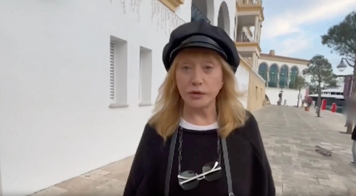 Алла Пугачёва на Кипре в марте 2025 года. Скриншот видео © НТВ