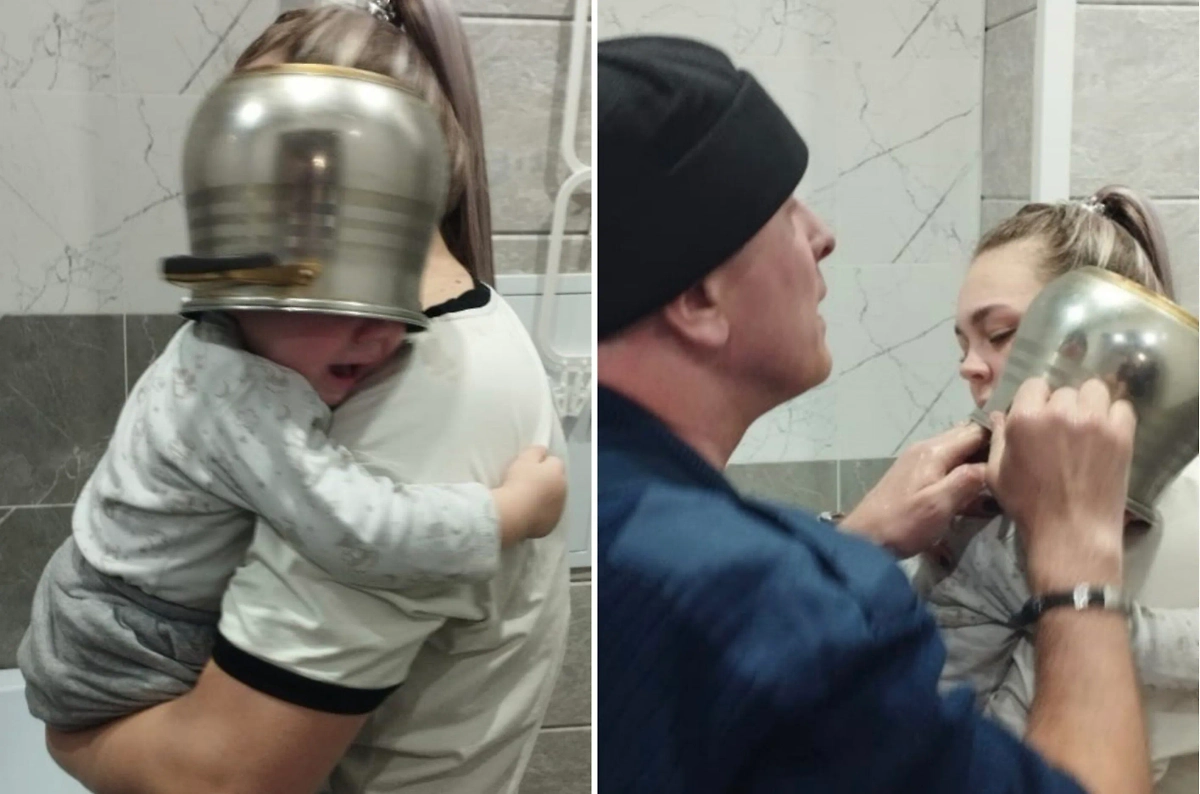 Двухлетний мальчик застрял головой в кастрюле в Приморском крае. Обложка © VK / Администрация Находки