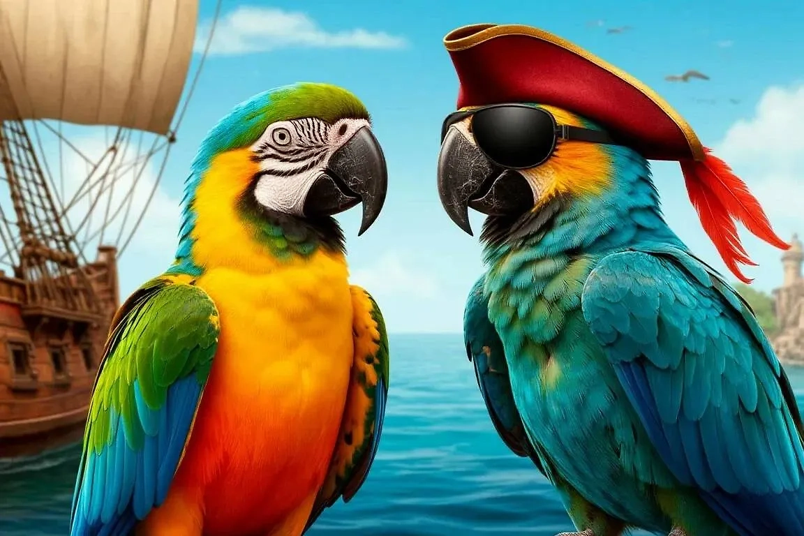 Попугай и повязка — выдумка режиссёров бродвейских мюзиклов. Фото © «Шедеврум»