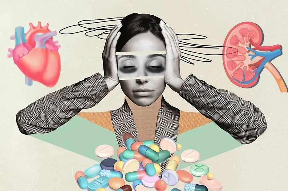 Почему появляются круги под глазами: 6 серьёзных причин. Обложка © Коллаж © Life.ru. Фото © Shutterstock / FOTODOM / Roman Samborskyi, © Freepik / macrovector_official, brgfx