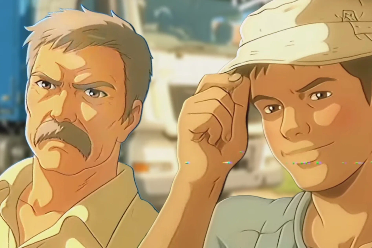 Ёкарный бабай! В 2025 году можно скачать «Дальнобойщики» в виде аниме! Обложка © Telegram / trends