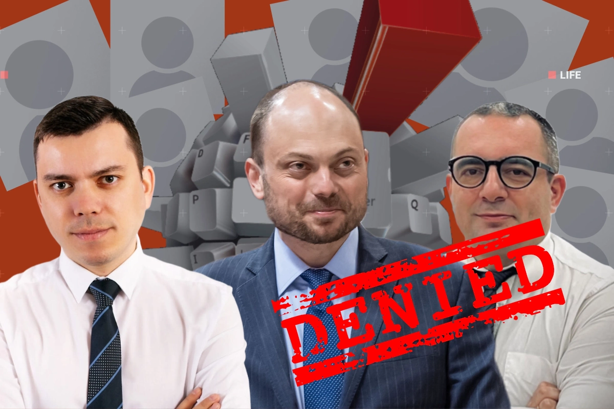 Александр Шуршев*, Владимир Кара-Мурза*, Егор Куроптев. Обложка © коллаж © Life.ru, фото © shurshev.ru, © ТАСС / ЕРА, © Facebook (признан экстремистской организацией и запрещён на территории Российской Федерации) / Egor Kuroptev