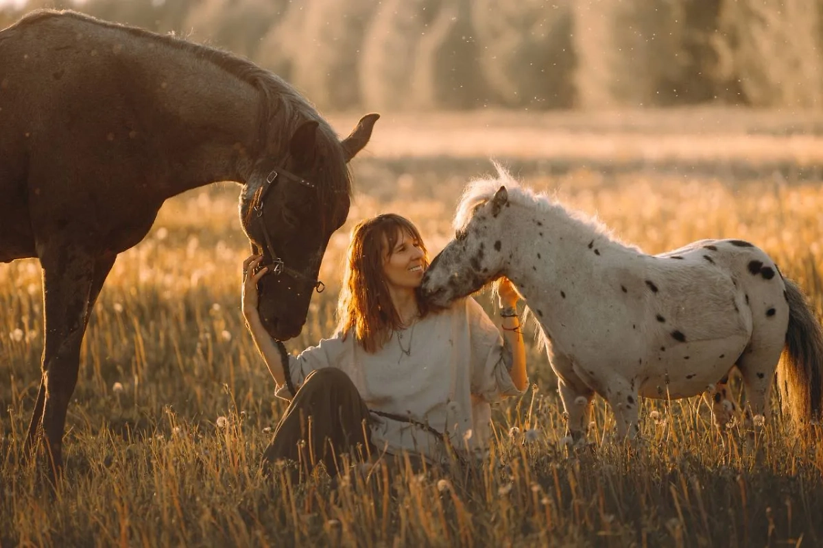 В уникальном центре «Кантри» проходят реабилитацию спасённые лошади. Фото из личного архива Ксении Ройковой