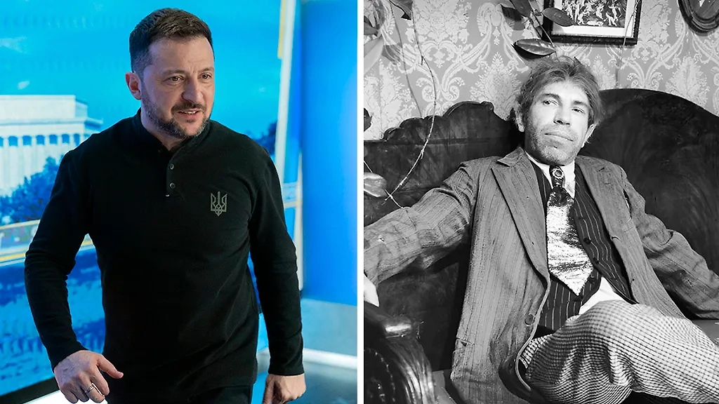 Владимир Зеленский и Шариков из фильма «Собачье сердце». Коллаж © Life.ru Фото © ТАСС / AP, © Кадр из фильма «Собачье сердце», режиссёр Владимир Бортко, сценаристы Наталия Бортко, Михаил Булгаков / Kinopoisk