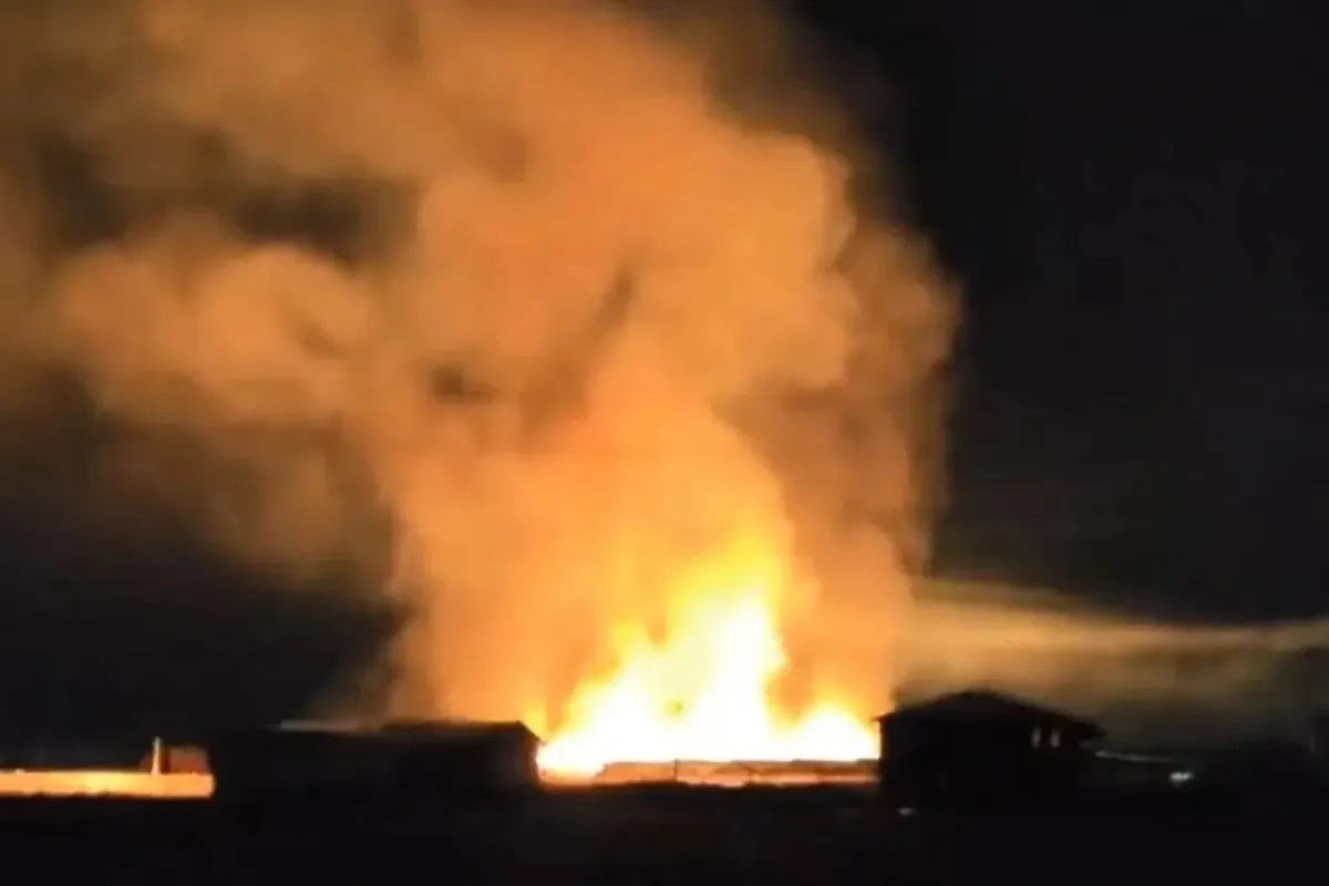 Пожар в Чехове. Обложка © VK / Чехов Вид