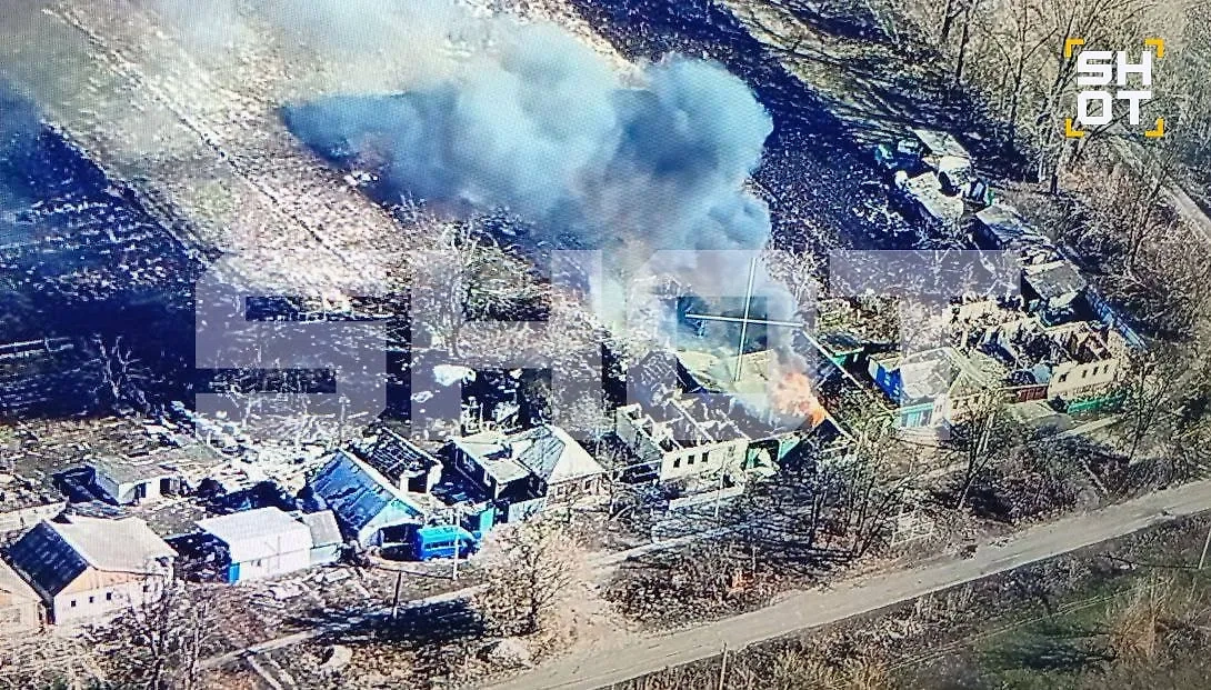 Кадры из Курской области. Фото © Telegram / SHOT