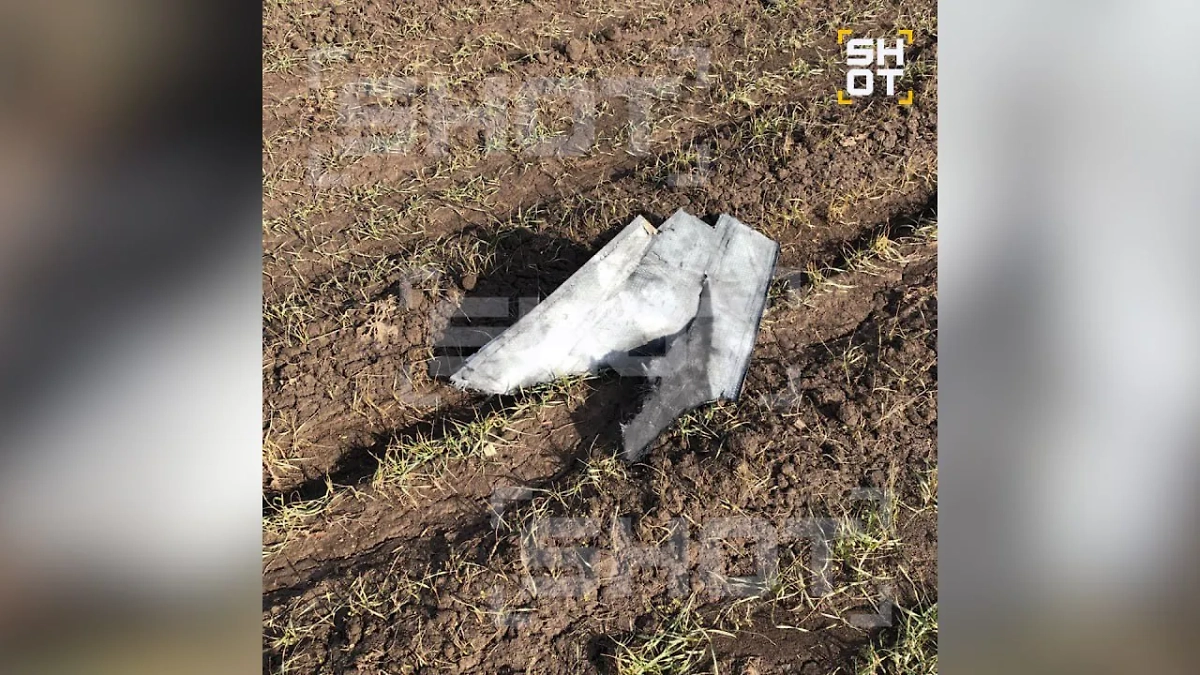 Обломки дрона, который в Подмосковье из ружья сбил бывший военный. Фото © SHOT