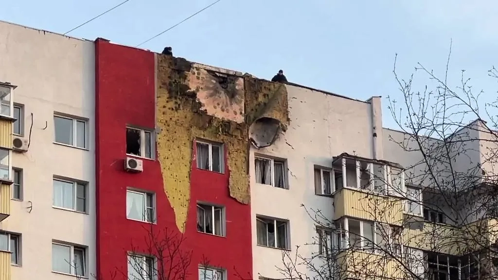 Повреждённый дом в Подмосковье. Обложка © Life.ru