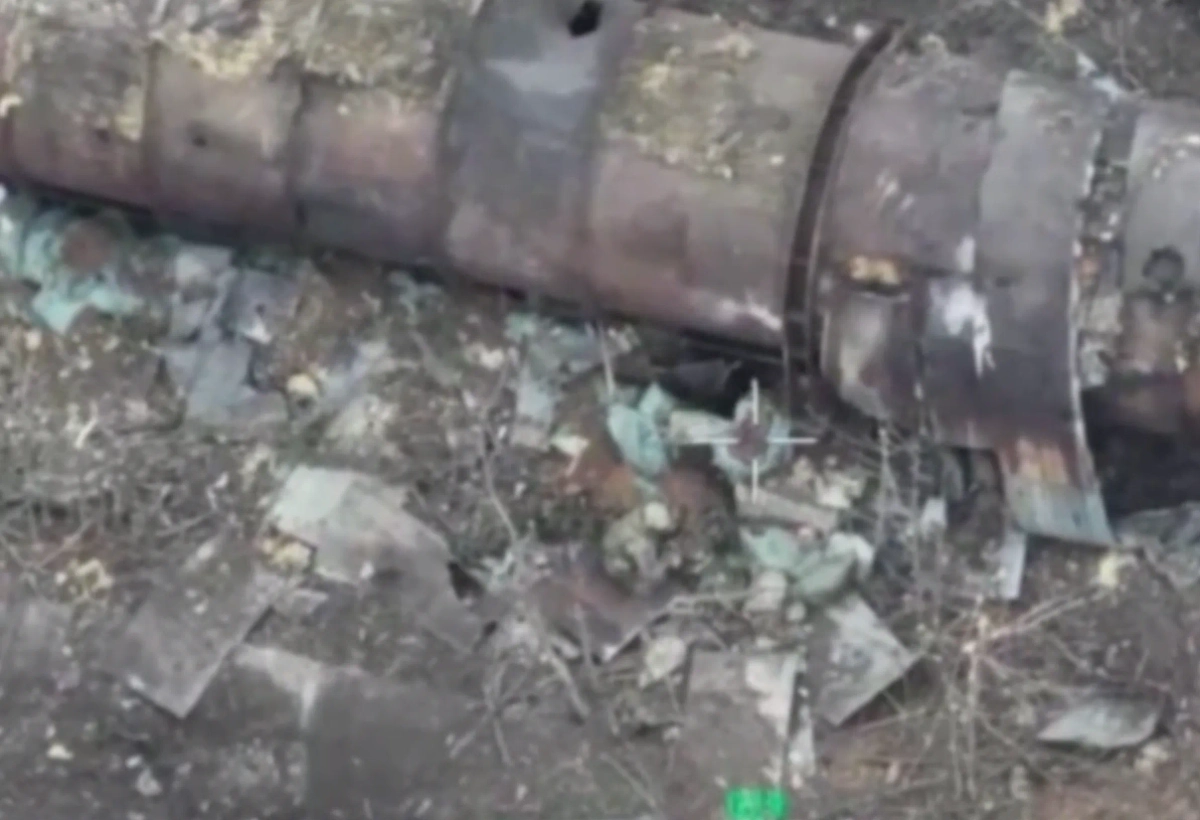 Труба в Судже. Фото © Telegram / Группа "Шустрого" спецназа "АХМАТ"