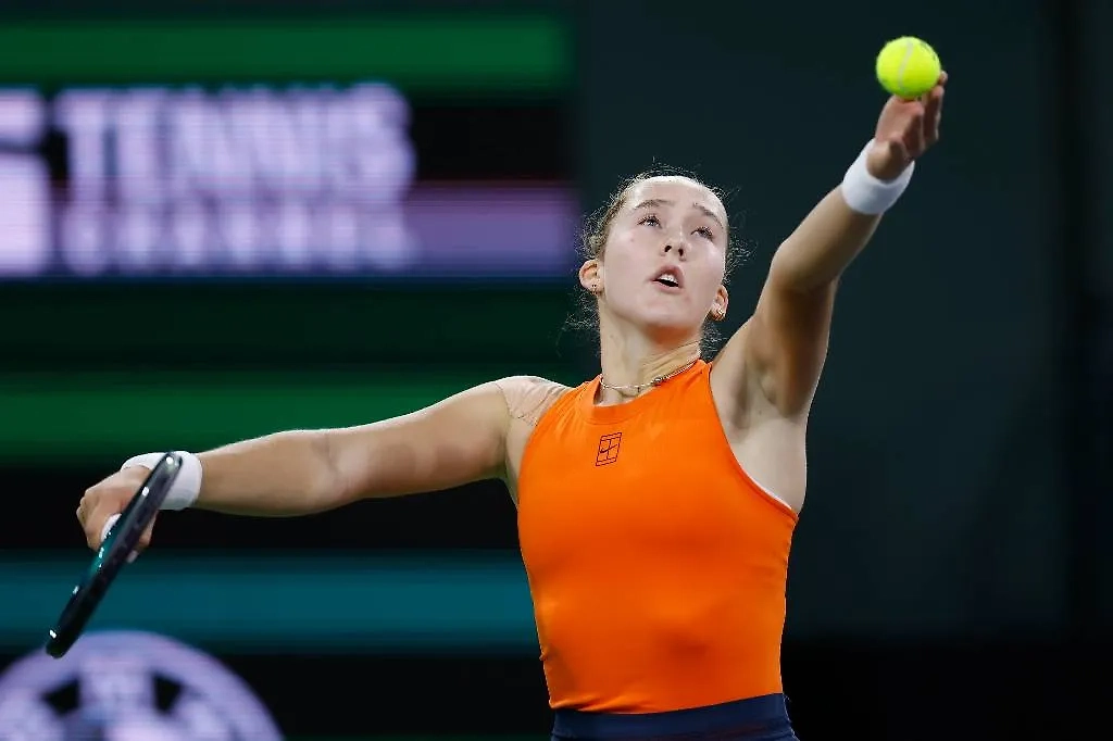 Российская теннисистка Мирра Андреева. Обложка © ТАСС/EPA/JOHN G