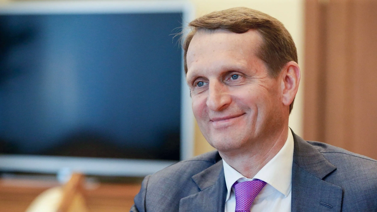 Директор Службы внешней разведки Сергей Нарышкин. Фото © Государственная Дума