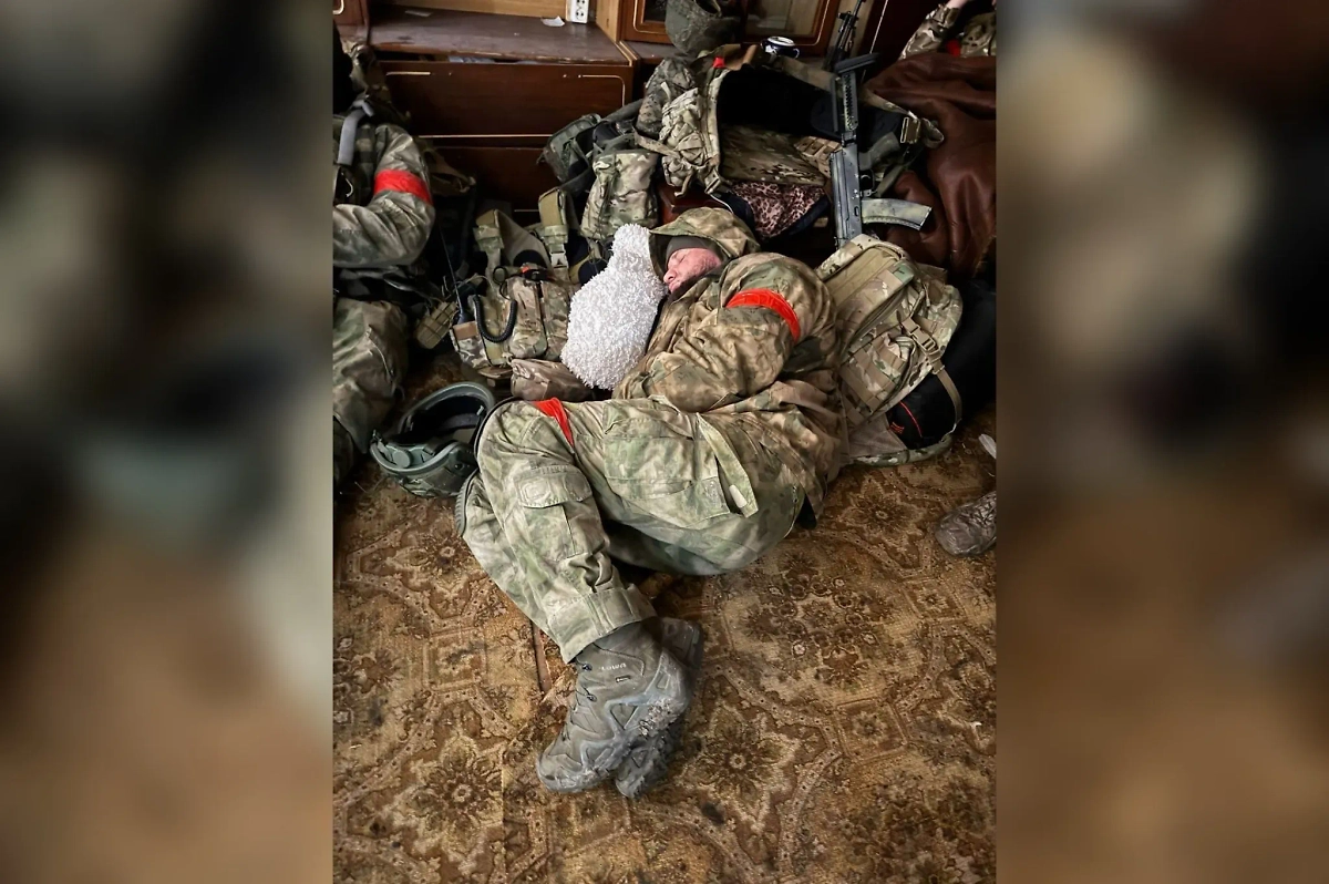 Последнее фото Ивана, отдых перед штурмом. Фото © Telegram / Дмитрий Гулиев