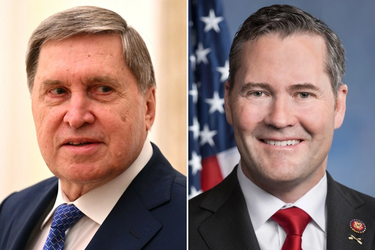 Помощник президента России Юрий Ушаков сообщил о своих регулярных телефонных переговорах с помощником президента США по национальной безопасности Майком Уолтцем. Обложка © Wikipedia / Правительство РФ, United States Congress