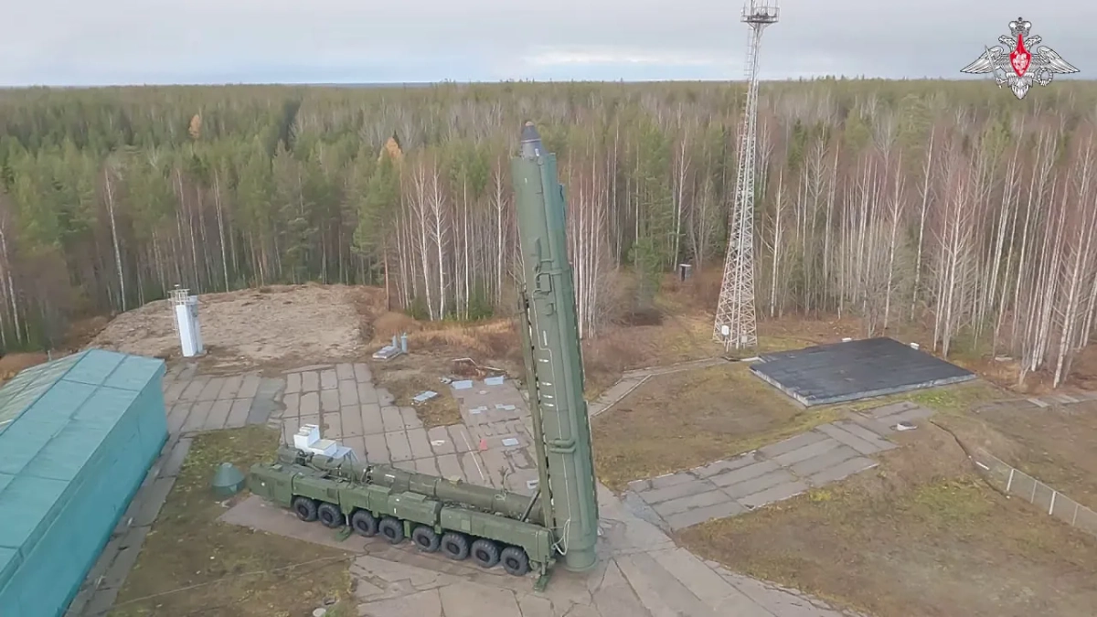 Пуск МБР «Ярс». Фото © Telegram / Минобороны России