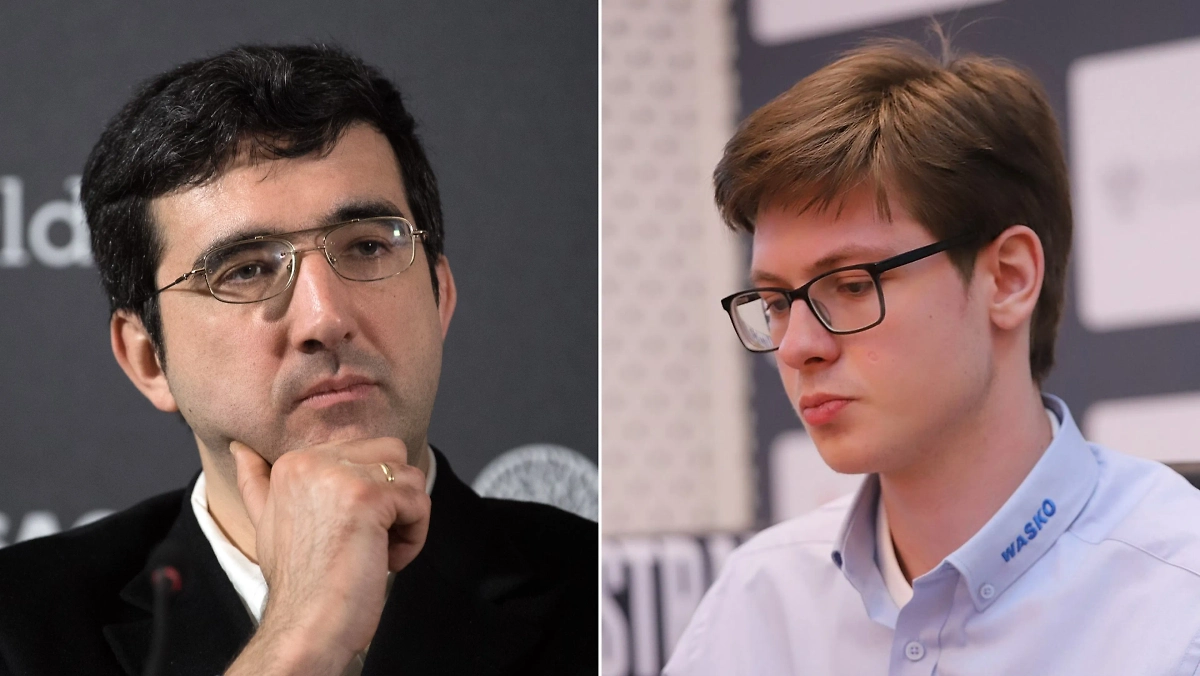 Владимир Крамник, Кирилл Шевченко.Обложка © TACC / DPA, © Wikipedia