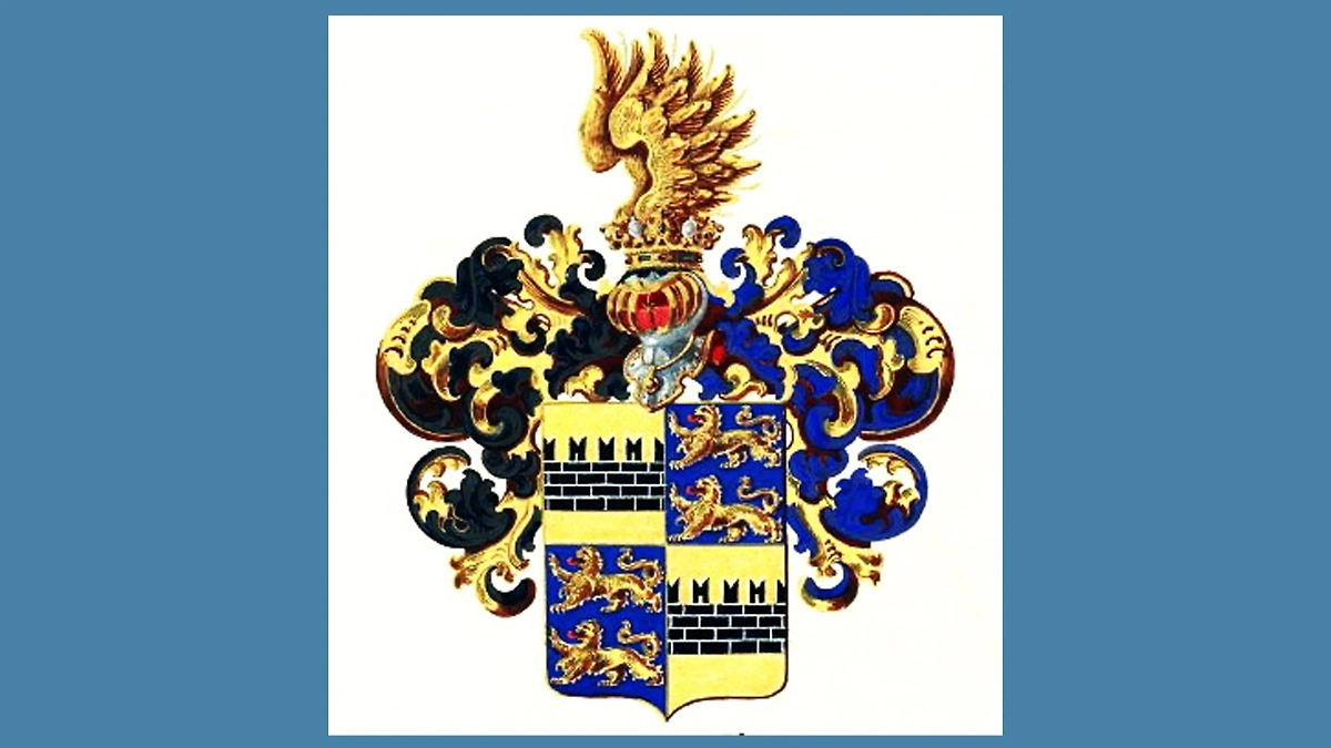 У Горбуновых на гербе золотые львы и крепостные стены. Фото © Wikipedia