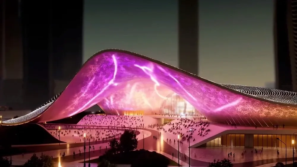 Концепция будущего строения. Фото © Пресс-служба Национального центра «Россия»